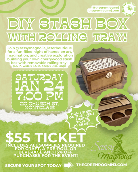 Montclair DIY Wooden Stash Box