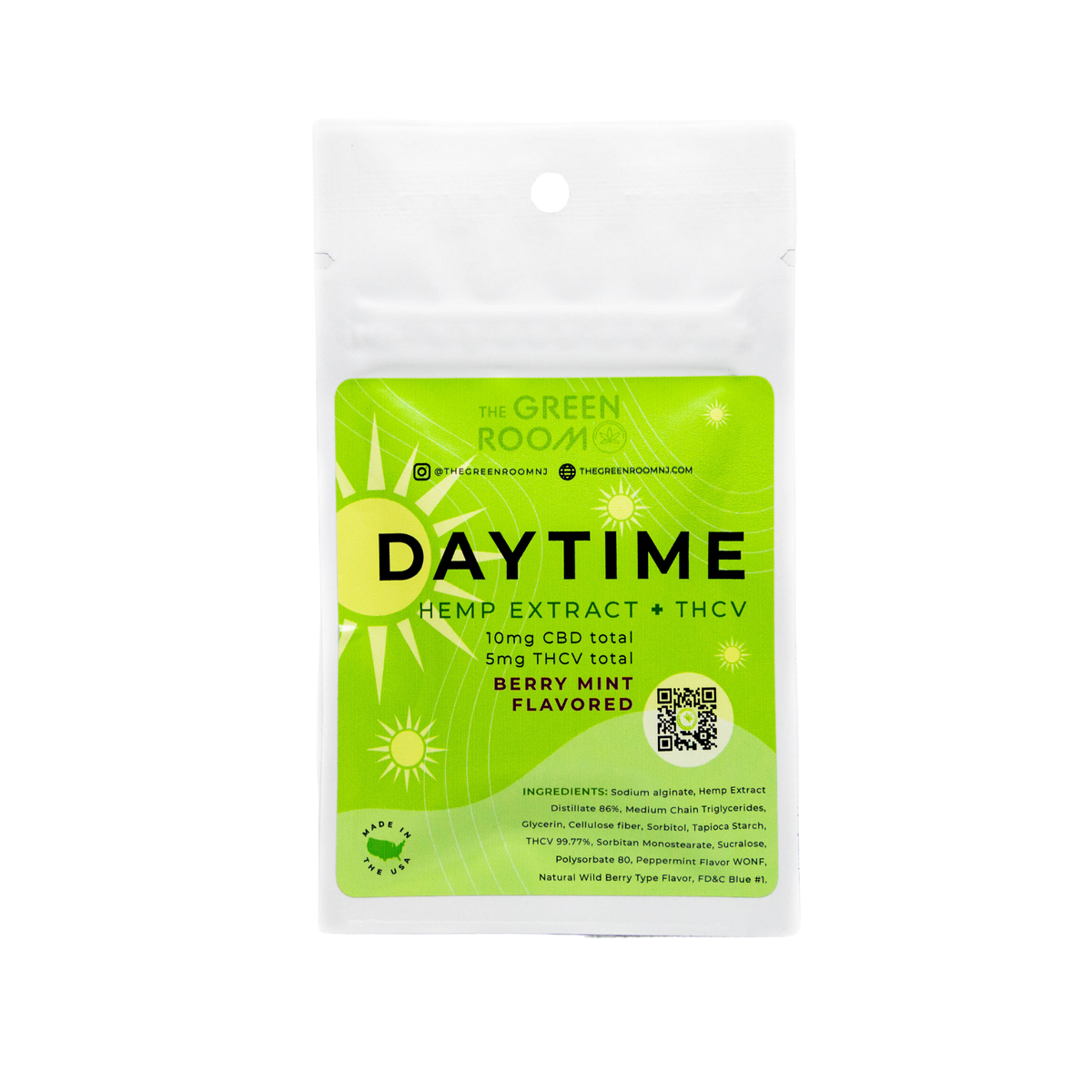 Berry Mint Daytime Sublingual Strips