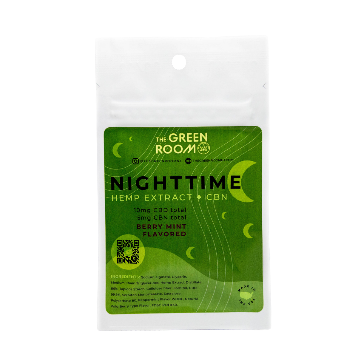 Berry Mint Nighttime Sublingual Strips